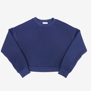 Women's Paper Crane Navy Blue Crop Top Size Small